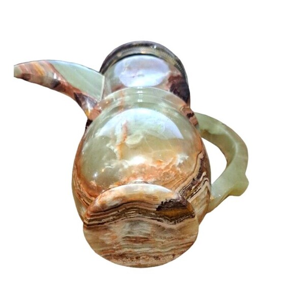 Vintage Stone Tea Pot, Sake, Espresso Pot with 6 cups Beautiful Unique READ - Picture 9 of 16